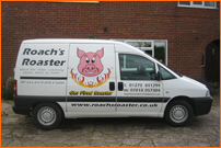 Roach's Roaster - Cheshire's premier hog roast specialist.